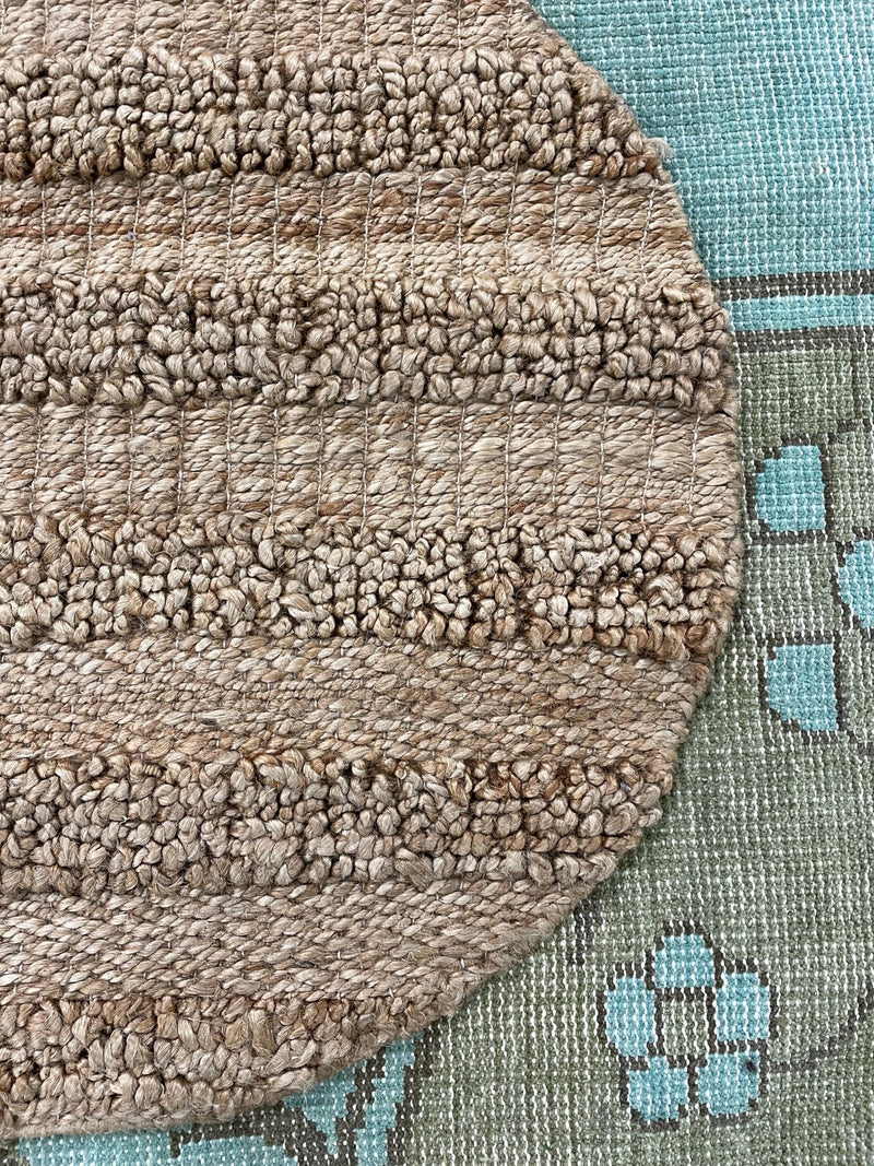 Macintosh Robinson 2.9x2.9 Natural Jute Rug | Banana Manor Rug Company