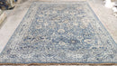 Maddison 8x10.3 Aqua Blue Hand-Knotted Oushak Rug | Banana Manor Rug Company
