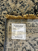 Maddison 8x10.3 Aqua Blue Hand-Knotted Oushak Rug | Banana Manor Rug Company