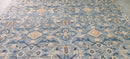 Madeline Stuart Blue and Grey Hand-Knotted Oushak Rug 10x14 | Banana Manor Rug Company
