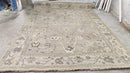 Mallory 8.9x12 Hand-Knotted Light Brown Oushak Rug | Banana Manor Rug Company