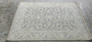 Margaret Sullivan Silver and Grey Hand-Knotted Oushak Rug 4x6 | Banana Manor Rug Company