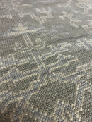 Margaret Sullivan Silver and Grey Hand-Knotted Oushak Rug 4x6 | Banana Manor Rug Company