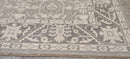 Margaret Trudeau 10x13.9 Silver and Grey Hand-Knotted Oushak Rug | Banana Manor Rug Company