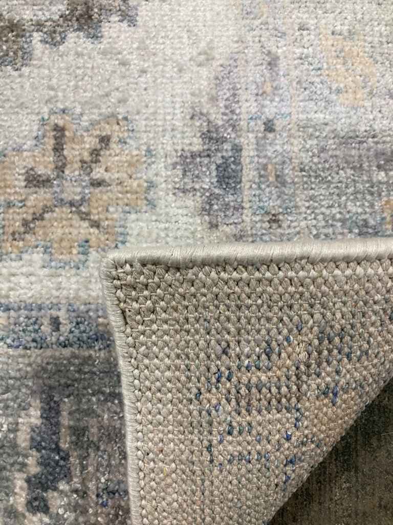 Margo Hand Knotted Bamboo Silk 4x6 Oushak | Banana Manor Rug Company