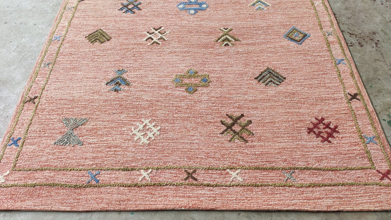 Marine Vacth 5x7.6 Pink Hand-Tufted Rug | Banana Manor Rug Company