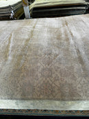 Martin 8x10 Beige and Grey Hand-Knotted Oushak Rug | Banana Manor Rug Factory Outlet
