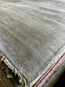 Martin 8x10 Beige and Grey Hand-Knotted Oushak Rug | Banana Manor Rug Company