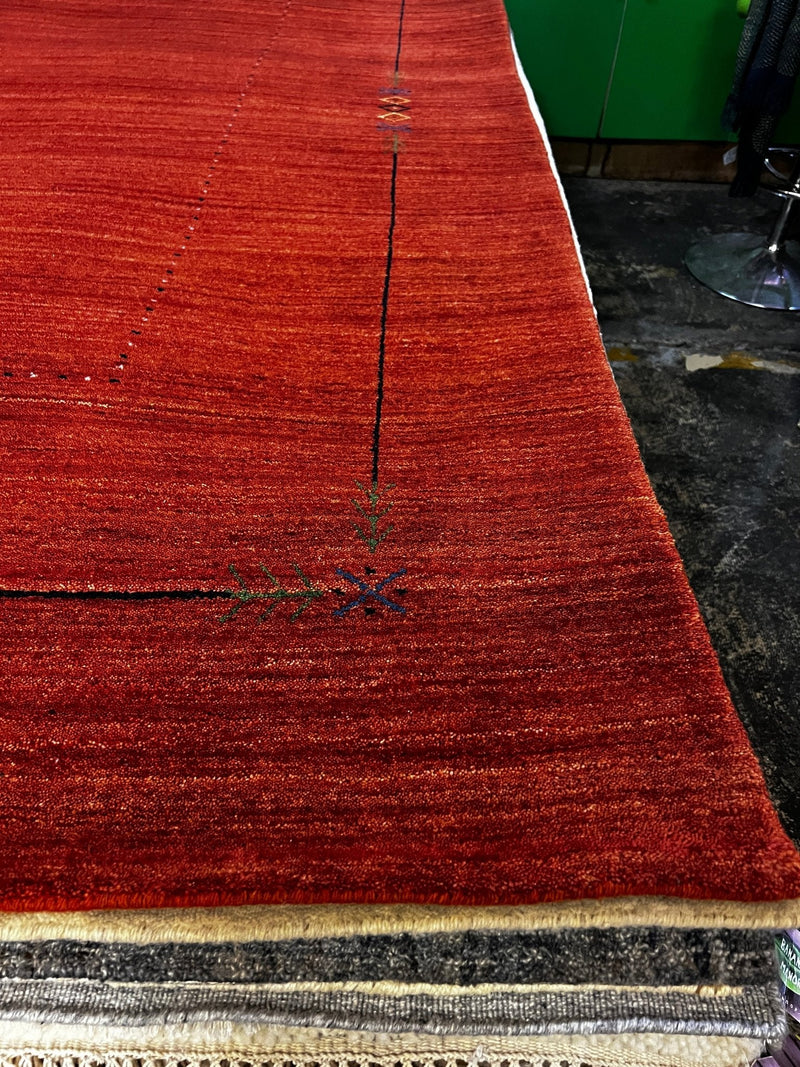 Mary Katherine 6x9 Dark Rust Handwoven Rug | Banana Manor Rug Factory Outlet