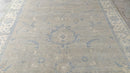 Mary Louise Weller 7.9x9.9 Beige and Ivory Hand-Knotted Oushak Rug | Banana Manor Rug Company