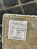 Mary Robinson Handwoven Wool Durrie Blue Grey Diamond (various sizes) | Banana Manor Rug Company