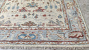 Mayn 6x9 Tan and Grey Hand-Knotted Oushak Rug | Banana Manor Rug Company