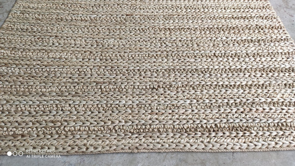 Mel Rodriguez 6x9 Handwoven Natural Jute Rug | Banana Manor Rug Company