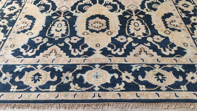 Melba 9x12 Dark Green Oushak Rug | Banana Manor Rug Company