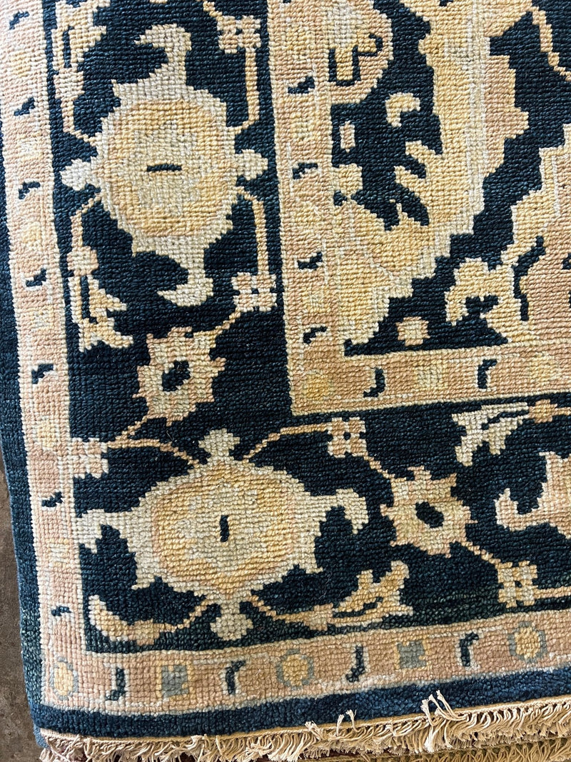 Melba 9x12 Dark Green Oushak Rug | Banana Manor Rug Company