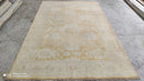 Met Hand Knotted 6.1x8.9 Vintage Style Oushak | Banana Manor Rug Company