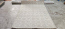 Michelle Nussbaumer Silver and Grey Hand-Knotted Oushak Rug 5x7 | Banana Manor Rug Company