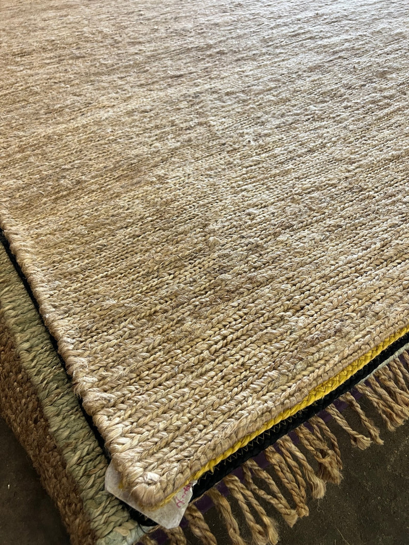 Mike Wagner Handwoven Natural Jute Soumak Rug | Banana Manor Rug Company