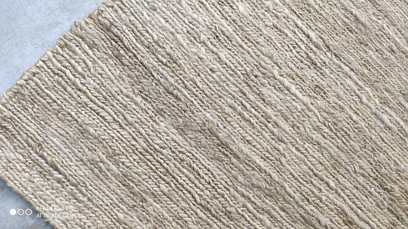 Mike Wagner Handwoven Natural Jute Soumak Rug | Banana Manor Rug Company