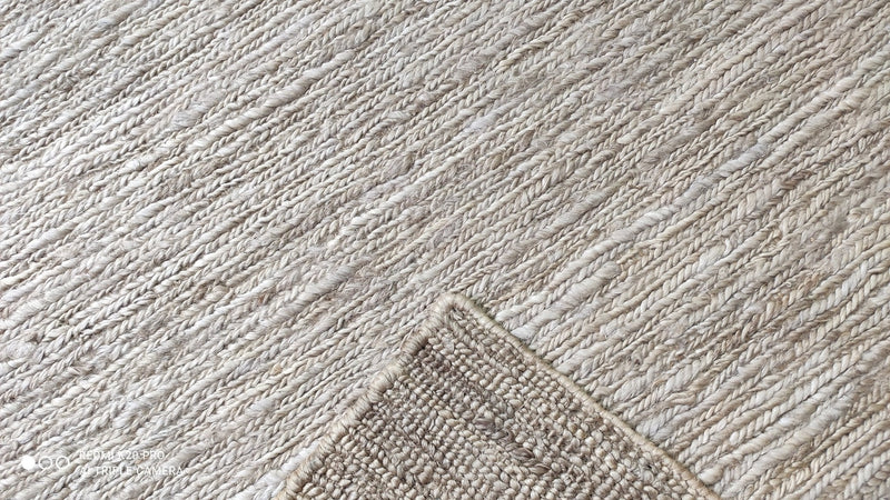 Mike Wagner Handwoven Natural Jute Soumak Rug | Banana Manor Rug Company