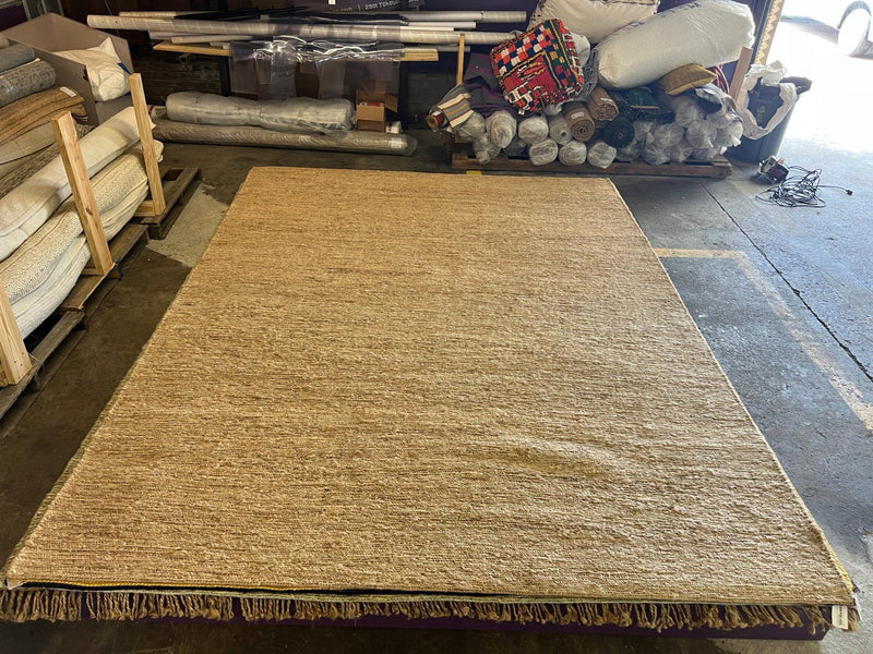 Mike Wagner Handwoven Natural Jute Soumak Rug | Banana Manor Rug Company