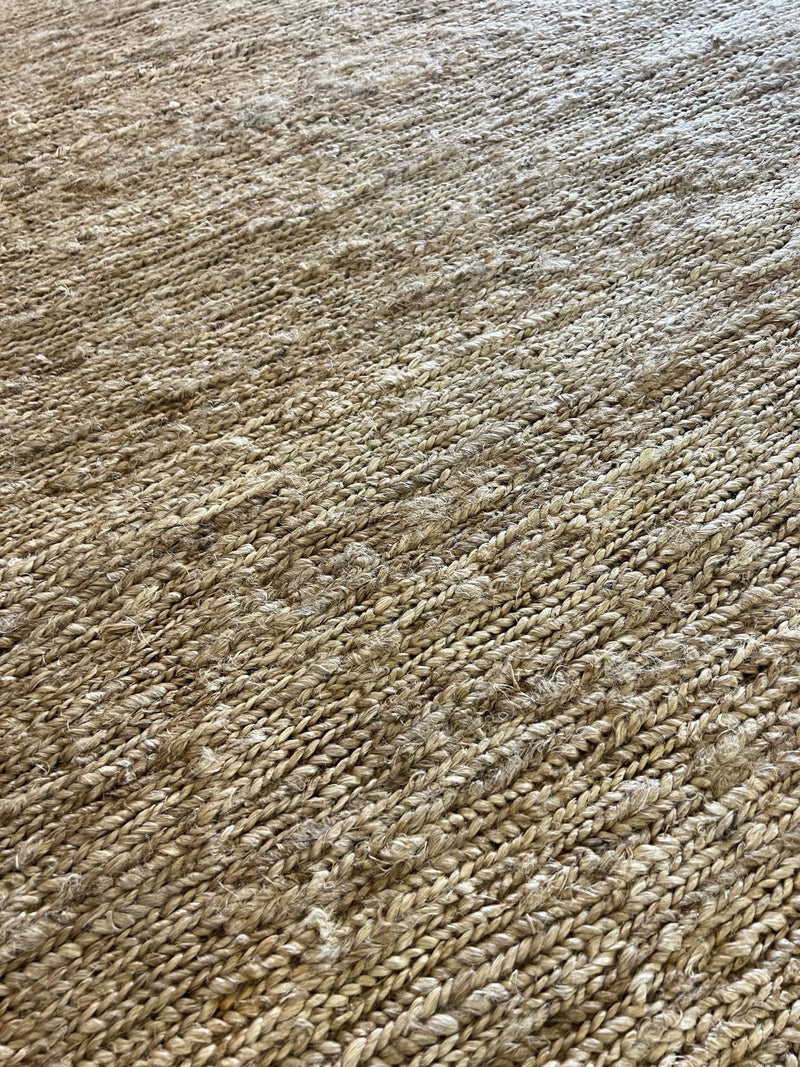 Mike Wagner Handwoven Natural Jute Soumak Rug | Banana Manor Rug Company