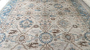 Milan 12x15 Beige and Blue Hand-Knotted Oushak Rug | Banana Manor Rug Company