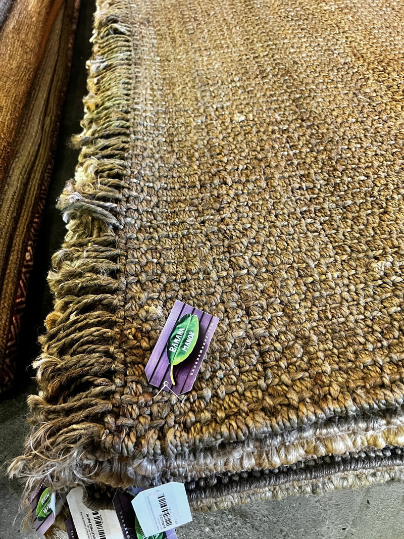 Moana Green Handwoven Hemp Durrie Rug (Multiple Sizes) | Banana Manor Rug Factory Outlet