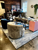 Modern Sea Bass 8.3x10 Light Blue and Grey Hand-Knotted Rug | Banana Manor Rug Company