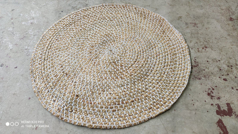 Momofuku 3x3 Round Handwoven Natural Jute Rug | Banana Manor Rug Company