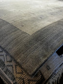 Monkey Gland 8.3x11 Silver and Grey Handwoven Rug | Banana Manor Rug Company