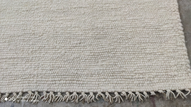 Moreno 6x9 Handwoven Ivory Durrie Rug | Banana Manor Rug Company