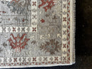 Morgan Caleb 9x12 Hand-Knotted Grey Oushak Rug | Banana Manor Rug Company