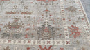 Morgan Caleb 9x12 Hand-Knotted Grey Oushak Rug | Banana Manor Rug Company