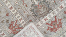 Morgan Caleb 9x12 Hand-Knotted Grey Oushak Rug | Banana Manor Rug Company