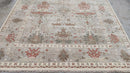 Morgan Caleb 9x12 Hand-Knotted Grey Oushak Rug | Banana Manor Rug Company