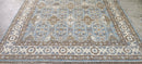 Naomi Alon Coe Light Blue and Ivory Hand-Knotted Oushak Rug 8x10 | Banana Manor Rug Company