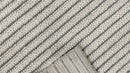 Naomi White and Grey Striped Handwoven Rug (Multiple Sizes) | Banana Manor Rug Company