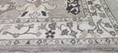 Natayla Varley Hand-Knotted Oushak Rug Light Grey and Ivory 9x12 | Banana Manor Rug Company