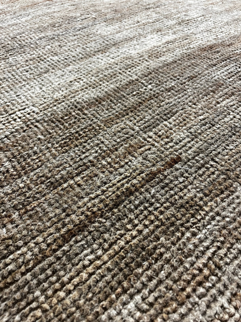 Nathan Bookman 10x14 Natural Tip Sheared Jute Rug | Banana Manor Rug Company