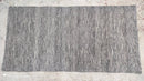 Navin R. Johnson 3x5 Handwoven Grey Durrie Rug | Banana Manor Rug Company