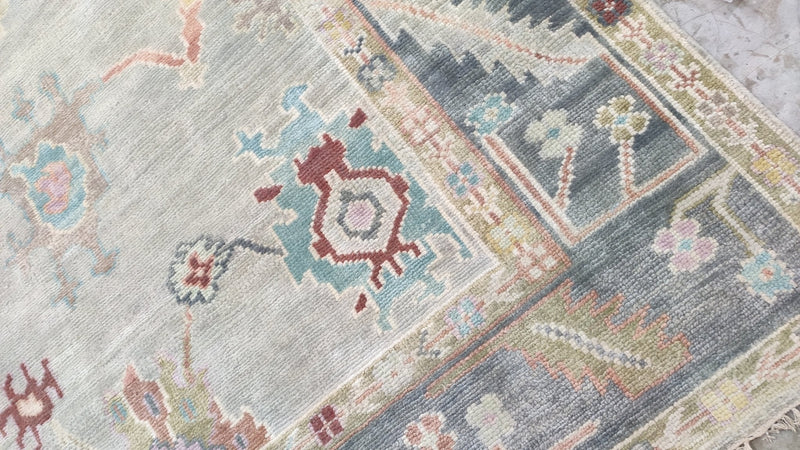 Neva Hand-Knotted Custom 10x10 Oushak | Banana Manor Rug Company