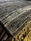 Nick the Cactus Guy 6x9.3 Handwoven Sari-Silk Durrie Rug (Assorted Colors) | Banana Manor Rug Factory Outlet