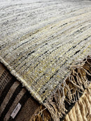 Nick the Cactus Guy 6x9.3 Handwoven Sari-Silk Durrie Rug (Assorted Colors) | Banana Manor Rug Factory Outlet