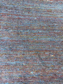 Nick the Cactus Guy 6x9.3 Handwoven Sari-Silk Durrie Rug (Assorted Colors) | Banana Manor Rug Company