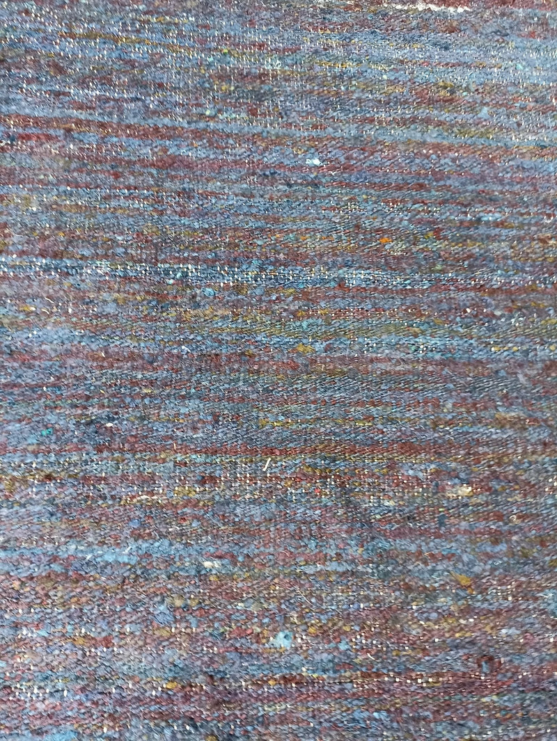 Nick the Cactus Guy 6x9.3 Handwoven Sari-Silk Durrie Rug (Assorted Colors) | Banana Manor Rug Company