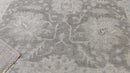 Nicki Minaj 8.6x12.6 Light Brown and Ivory Hand-Knotted Oushak Rug | Banana Manor Rug Company