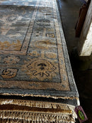 Nicole Gibbons 8x10 Blue Hand-Knotted Oushak Rug | Banana Manor Rug Factory Outlet