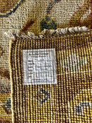 Nicole Scherzinger 9x12 Gold Hand-Knotted Oushak Rug | Banana Manor Rug Company