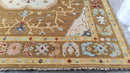 Nicole Scherzinger 9x12 Gold Hand-Knotted Oushak Rug | Banana Manor Rug Company